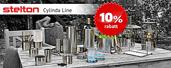 10% rabatt på hele Cylinda-Line serien fra Stelton!