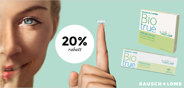 Biotrue ONEday - 20% rabatt