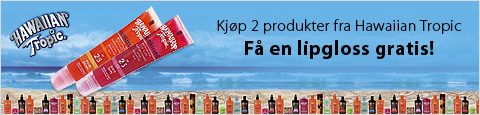 Gave ved kjøp av 2 produkter fra Hawaiian Tropic
