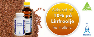 10% på Linfrøolje!