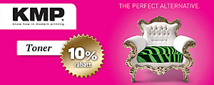 10% rabatt på toners från KMP!