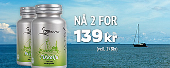 MerVital Fiskeolje - 2 for 139kr (veil. 178kr)!