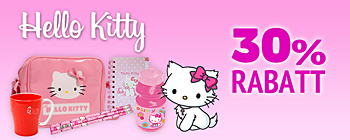 Hello Kitty 30% rabatt!