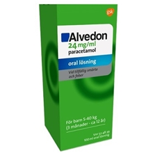 Alvedon oral lösning 24mg/ml (Läkemedel) 100 ml