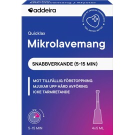 Addeira Quicklax Mikrolavemang 4 st/pakke