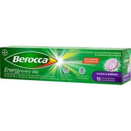 Berocca Energy Cassis & Berries 15 tabletter