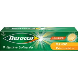 Berocca Energy Mango 15 tabletter