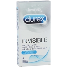 Durex Kondom Invisible 6 st/paket