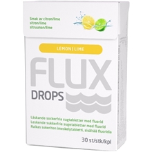 Bilde av Flux Drops Lemon/lime 30 Tabletter