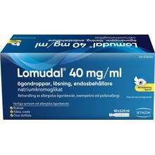 Lomudal ögondroppar 40 mg/ml (Läkemedel) 60 dos