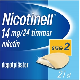 Nicotinell depotplåster 14 mg/24 h (Läkemedel) 21 st/paket