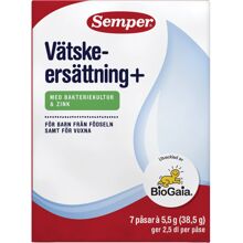 Semper Vätskeersättning+ 7 pussia