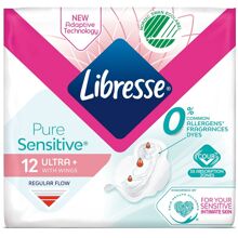Libresse Pure Sensitive Ultra+ Wing 12 st