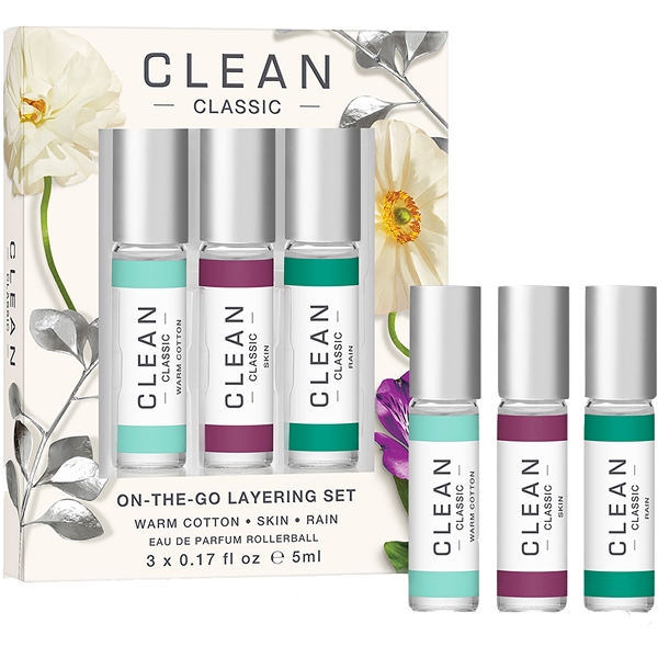 Clean Fragrance Layering Trio Gift Set (Bilde 1 av 2)