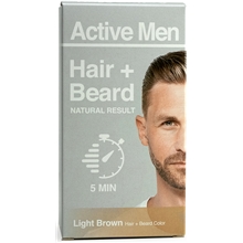 Bilde av Active Men Hair + Beard Color 1 Set Light Brown