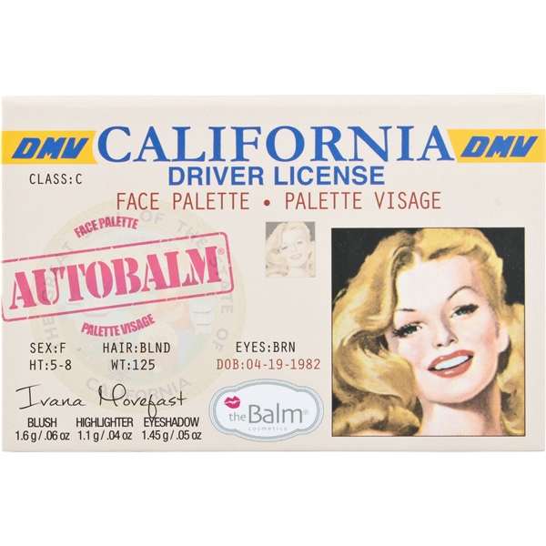 Autobalm California - Face Palette (Bilde 1 av 2)