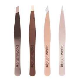 Bilde av Hd 4 Piece Combination Tweezer Set - Gold