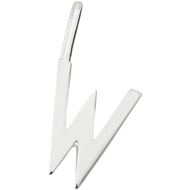 Design Letters Archetype Charm 10 mm Silver A-Z W