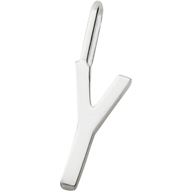 Design Letters Archetype Charm 10 mm Silver A-Z Y
