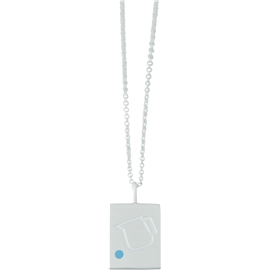 Zodiac by Design Letters - Aquarius Silver