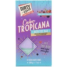 Bilde av Dirty Works Cube Tropicana Fruity Bath Bomb Bar 200 Gram