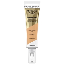 Max Factor Miracle Pure Skin-Improving Foundation 44 Warm Ivory 30ml