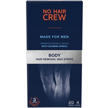 Bilde av No Hair Crew Body Hair Removal Wax Strips 1 Set