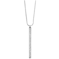 Line Crystal Long Necklace