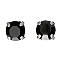 Silver Plated Square Stud Earrings