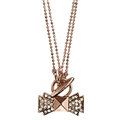 Miniature Bow 2 in 1 Necklace