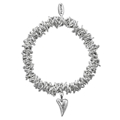 Heart Pendant Bracelet