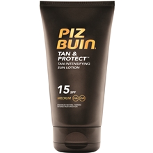 Piz Buin Tan & Protect Tan Intensifying Sun Lotion SPF15 150ml