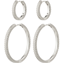 Bilde av 10233-6003 Pulse Earrings Silver 2-in-1 Set 1 Set