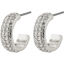 Bilde av 26233-6043 Matylda Crystal Hoop Earrings 1 Set