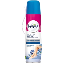 Bilde av Veet Spray On Hair Removal Cream - Sensitive Skin 150 Ml