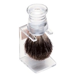 Shaving Brush Stand Clear
