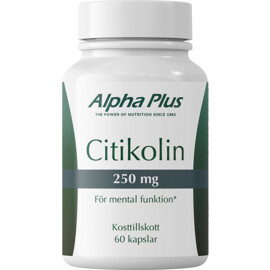Alpha Plus Citikolin 250mg 60 kapslar