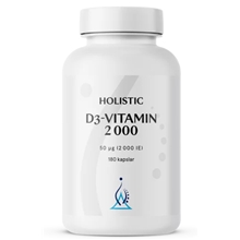 180 kapsler - D3-vitamin
