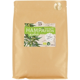 Mother Earth Hampafrö skalade RAW & EKO 1 kg