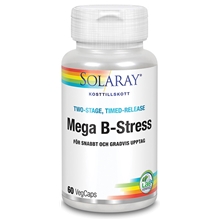 60 kapsler - Solaray Mega-B stress
