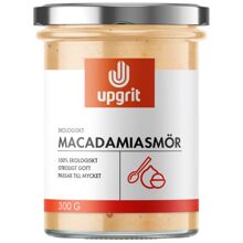 Upgrit Macadamiasmör EKO 300 gram