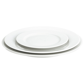 Pillivuyt Sancerre tallrik flat 28 cm Vit