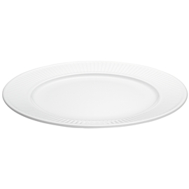 Pillivuyt Pliss&eacute; tallrik flat 22 cm Vit