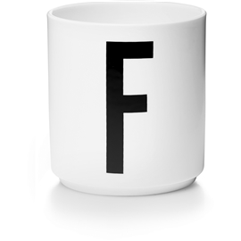 Design Letters Porslinsmugg A-Z F
