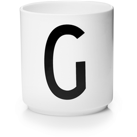 Design Letters Porslinsmugg A-Z G