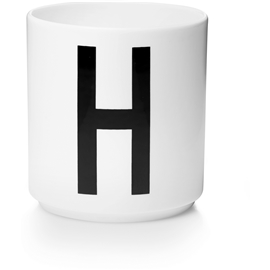 Design Letters Porslinsmugg A-Z H