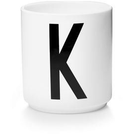 Design Letters Porslinsmugg A-Z K