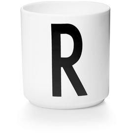 Design Letters Porslinsmugg A-Z R
