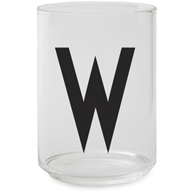 Design Letters Dricksglas A-Z W