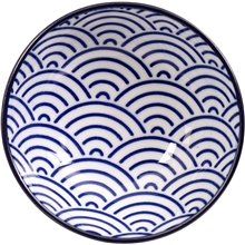 Tokyo Design Studio Nippon Blue Dish 9.5 cm Waves